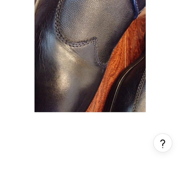 NWT Kenneth Cole New York Sz10 Black T-oil away le - Picture 4 of 11